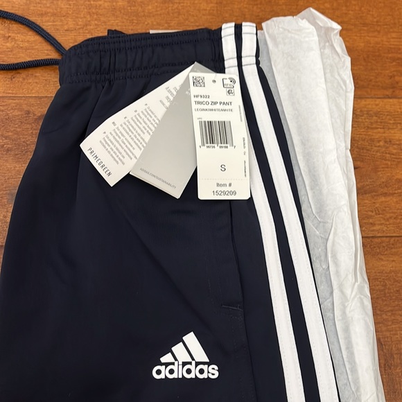 NWT ADIDAS Slim Tapered Track Pants Size S - Picture 8 of 9
